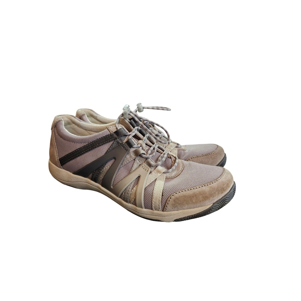Dansko Henriette Sneakers Womens EU 40 Gray Leather Fabric Walking Comfort Shoes